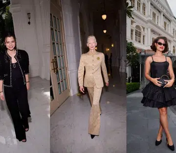 Chanel Cruise 2025/2026 Show Singapore | celebrities at Chanel Cruise 2025/2026 Show | becky armstrong at Chanel Cruise 2025/2026 Show | raye at Chanel Cruise 2025/2026 Show
