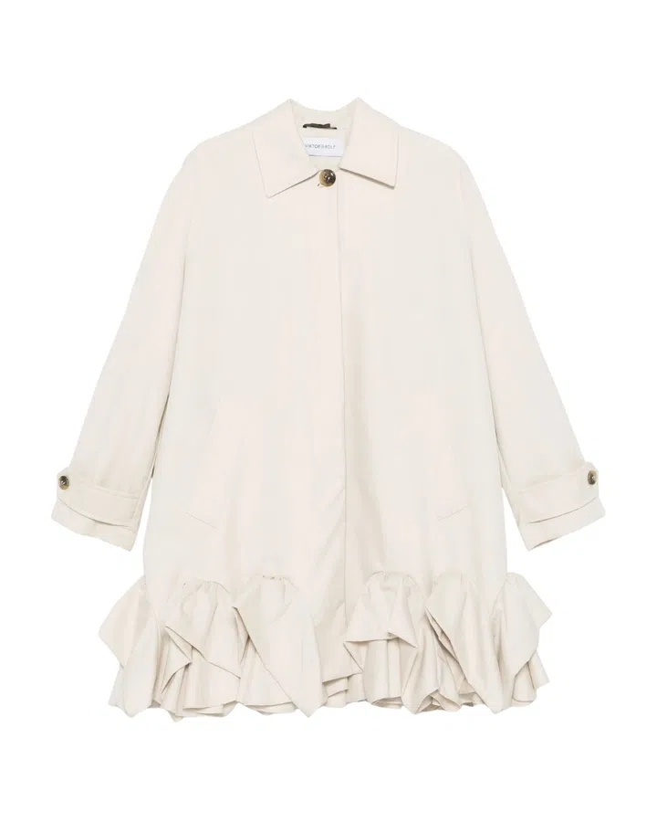 Viktor & Rolf Ruffled trench coat