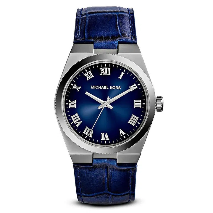 Crocodile-embossed leather watch, about $225.42, Michael Kors 