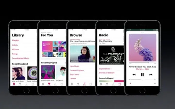Shunned Spotify? You're not alone, Apple Music has 15 million paying subscribers and, now, a whole new look. Cleaning things up and cutting the clutter, the refreshed Apple Music offers more continuity with other Apple apps and between feature in the app, offering a more intuitive and familiar user experience. There's new features too. The ultimate tool for karaoke lovers, the new Apple Music will add lyrics for all songs when it drops in iOS 10. Photo: Apple