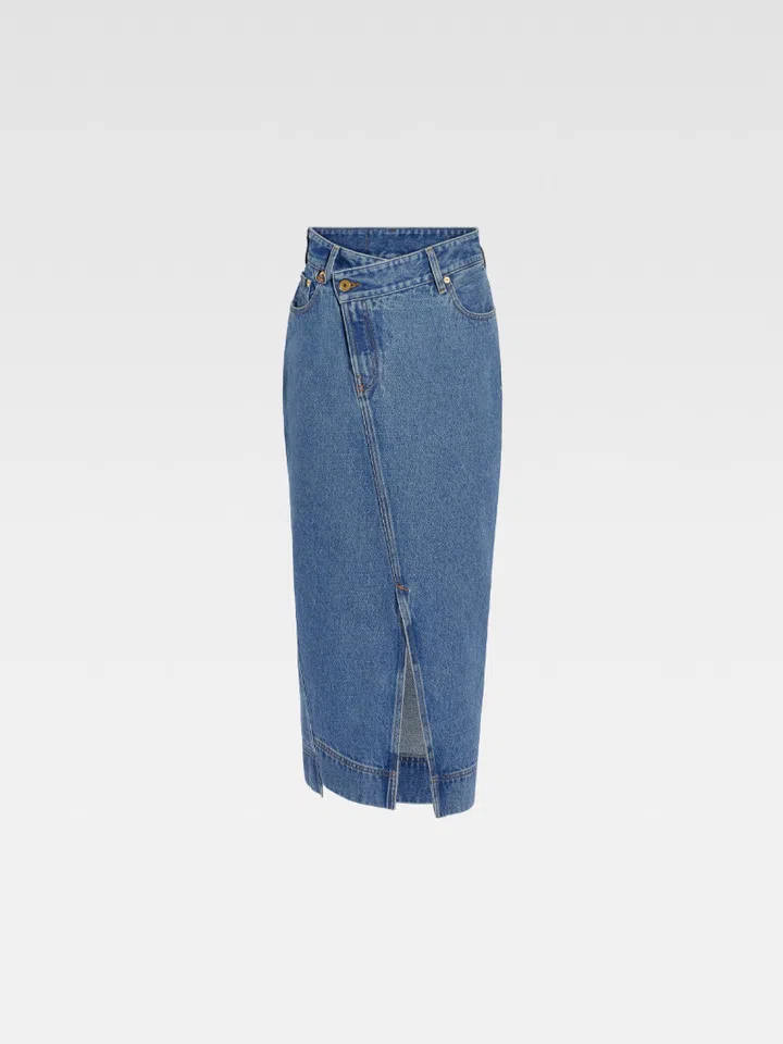 Denim Long Skirt Jacquemus