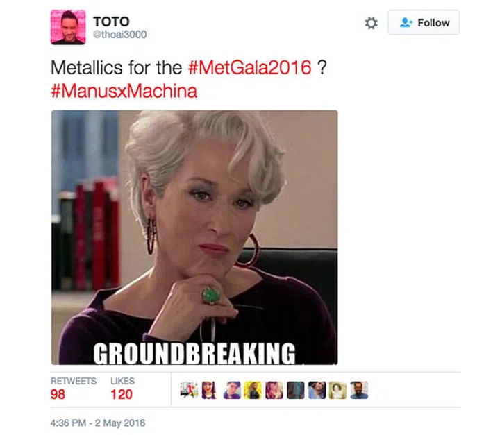 The 26 Funniest Tweets About The 2016 Met Gala