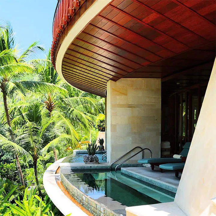 What is more sacred than sleep? Sacred River Spa at the Four Seasons Sayan upgrades the art of slumber with its Sacred Nap. Think: resting in a silk hammock, cocooned over the Balinese jungle, while listening to the property’s resident Buddhist nun whisper bedtime stories about the Buddha. For those seeking rejuvenation over relaxation, hands-on sessions like full-moon yoga, a mini jungle biathlon, and rice planting and Balinese massage lessons make for more invigorating activities. The Tantric Bliss ceremony, a sensuous four-hands massage to awaken the kundalini energy, will catch the eye of unshy visitors. But the climax of the spa program may be the seven chakra ceremonies, among them Muladhara, which balances the grounding chakra through a combination of quartz crystal singing bowls; an abundance of aromatic ingredients like ginger, cinnamon, vetiver, patchouli and jatamansi oils; and a Balinese kemenyan smoke ceremony—which involves being massaged while sitting bare-bottomed on a steaming basket.