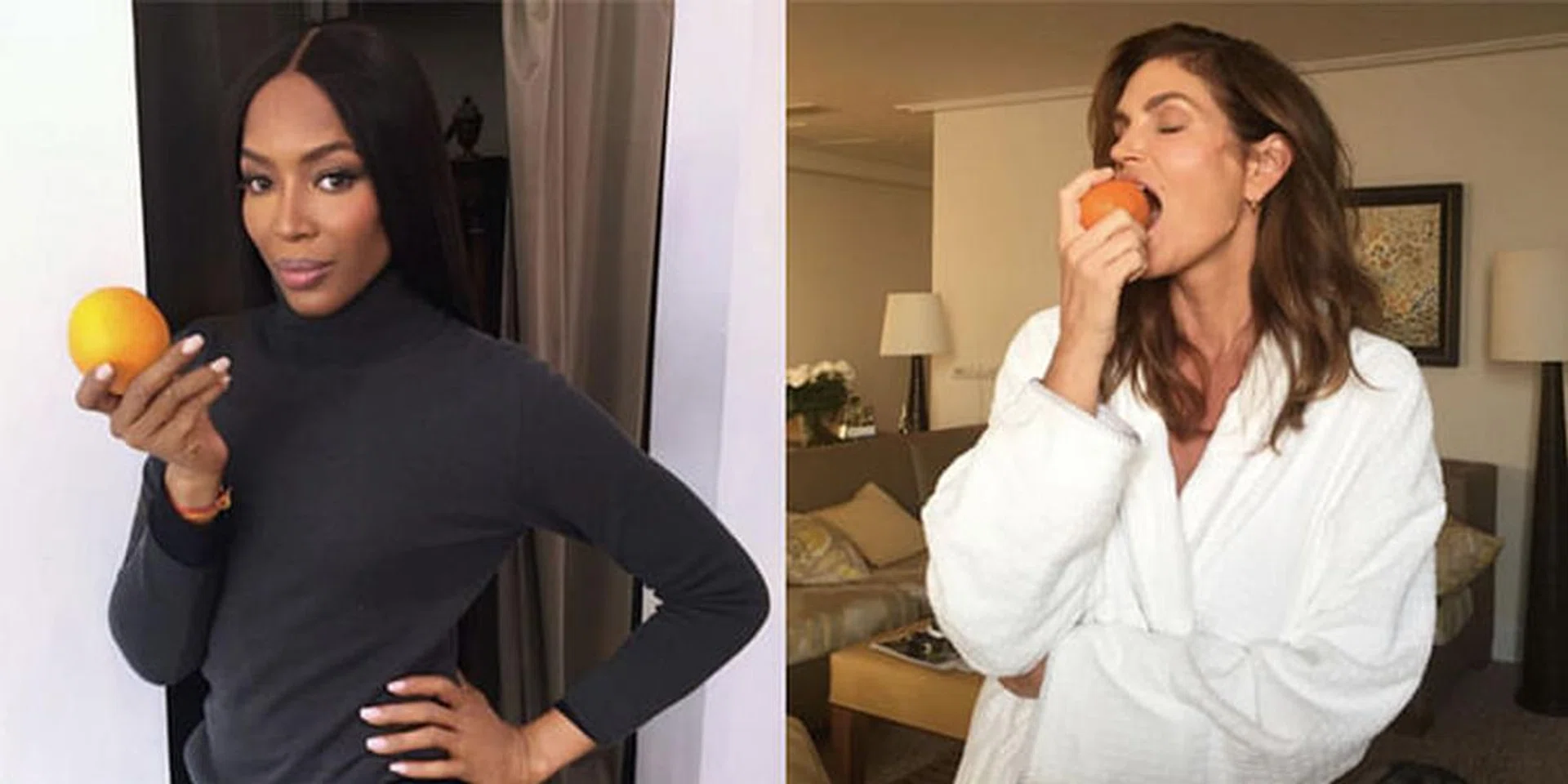 Naomi Campbell & Cindy Crawford Kick Off The Next Viral Social Media Challenge