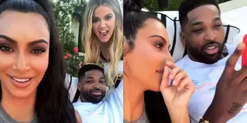 Kim Kardashin Khloe Tristan Thompson