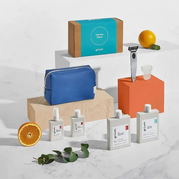 Ultimate Shave Gift Set, $85, grüum at LOOKFANTASTIC