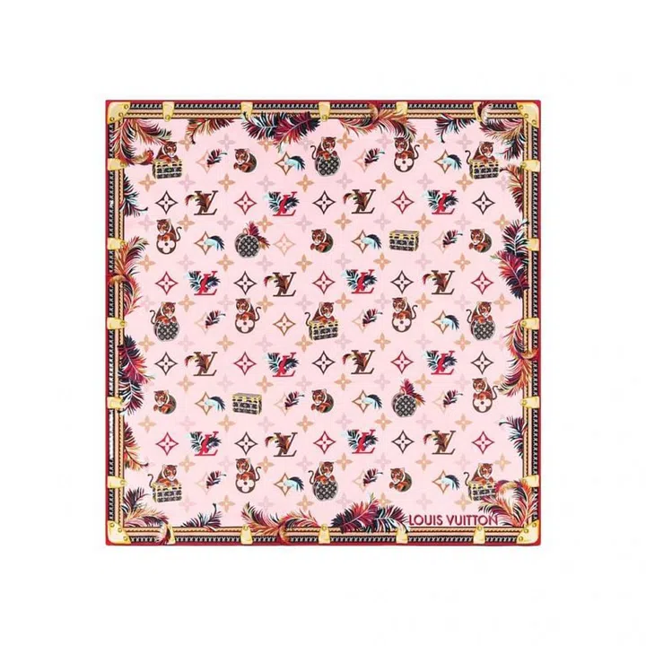 Silk square, $545, Louis Vuitton