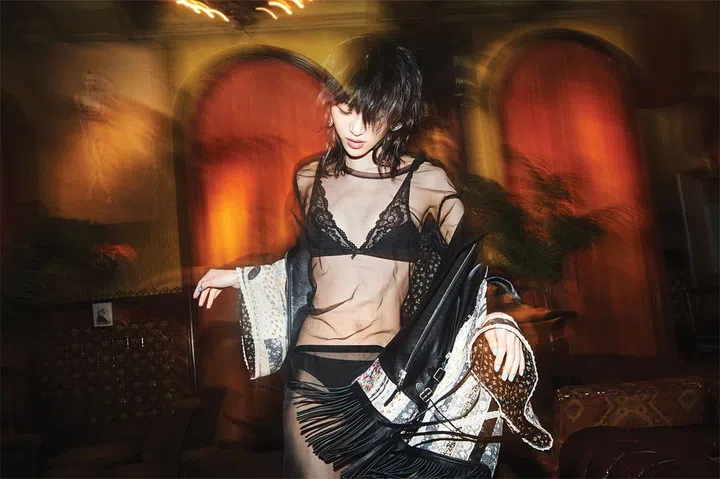 All clothes and accessories worn throughout are by Coach 1941 unless stated otherwise