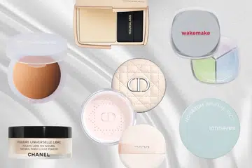 best setting powders, best loose powders, best pressed powders