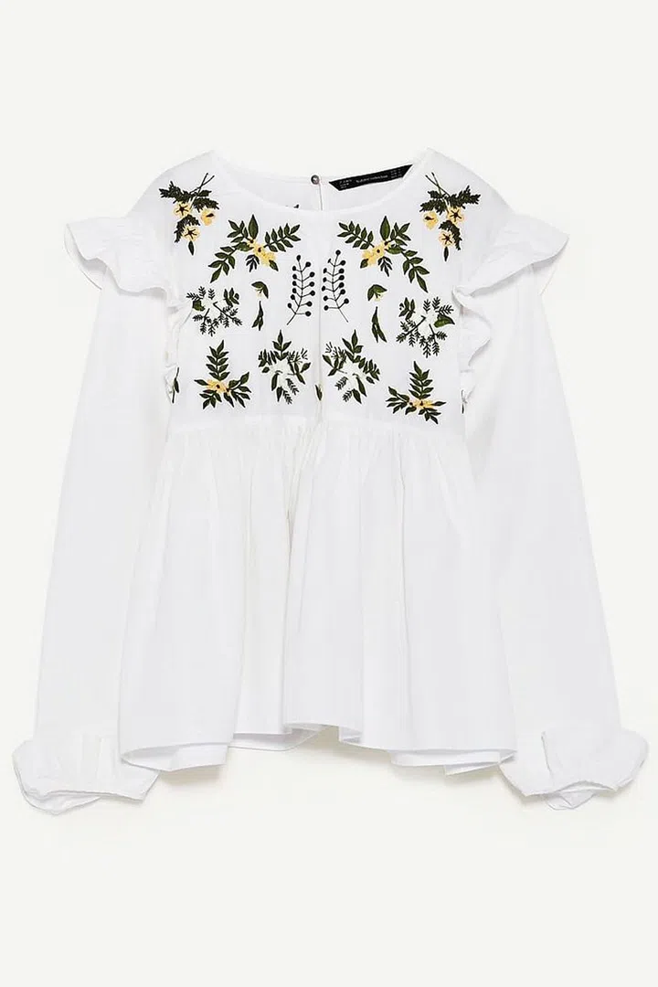 Cotton top, £25.99, Zara
