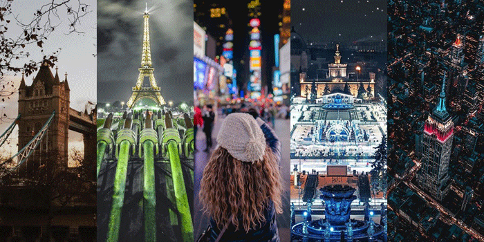 most instagrammed places 2016