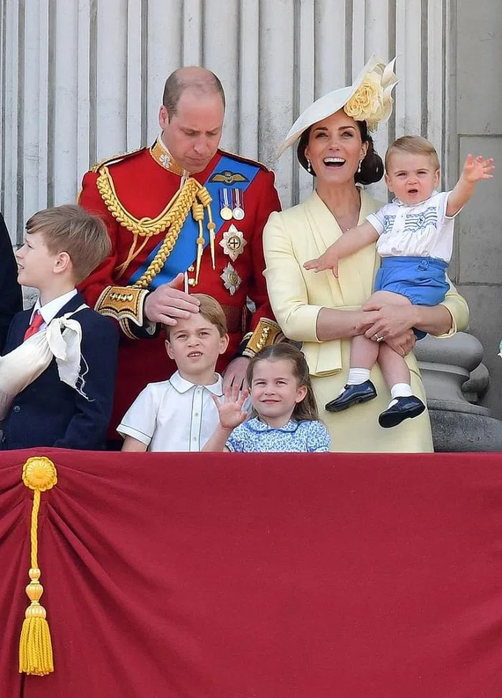 The Duchess of Cambridge joined other senior members of the royal family over the weekend to celebrate the Queen's 93rd birthday at the annual Trooping the Colour parade. For the special event, Kate chose a sunny yellow coat dress by go-to brand Alexander McQueen, complete with a floral Philip Treacy headpiece.