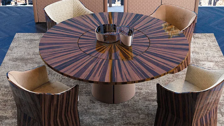Whitby table, from Bentley Home.