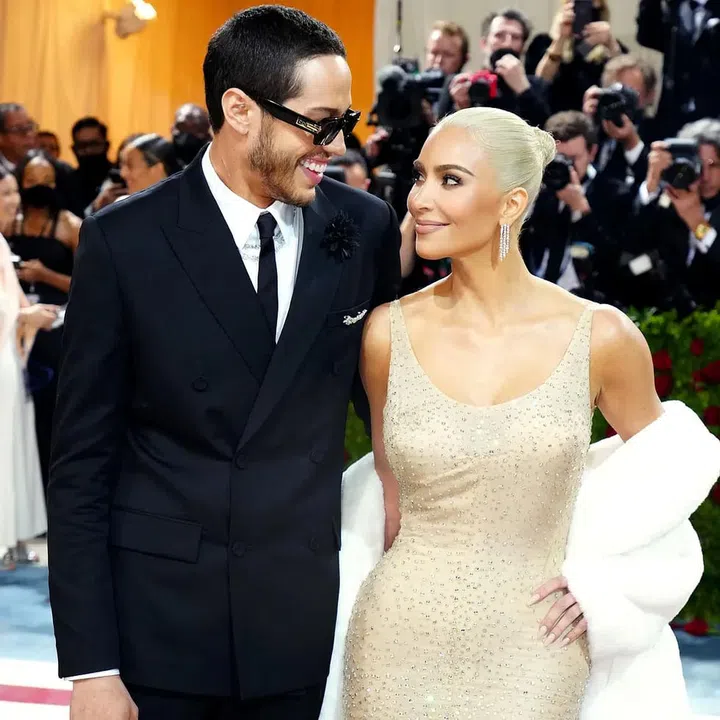 Pete Davidson and Kim Kardashian (Photo: Jeff Kravits/Getty Images)