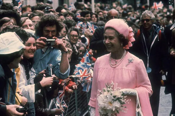 The Queen at the Silver Jubilee in 1977
Photo: Getty