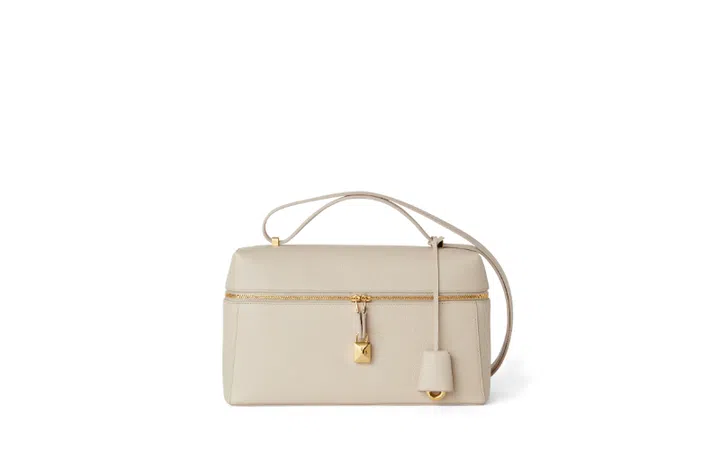 Loro Piana Extra bag white leather bag minimalist bag