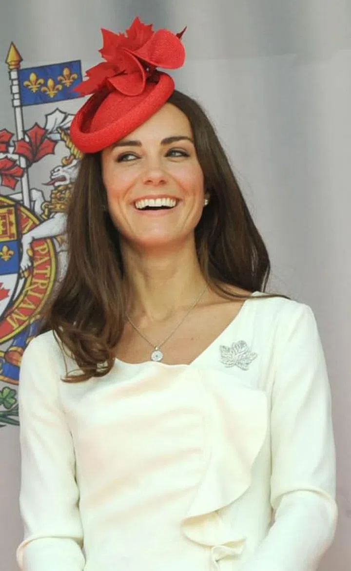 Kate owns this Asprey diamond and amethyst pendant, along with many other similar small necklaces.
