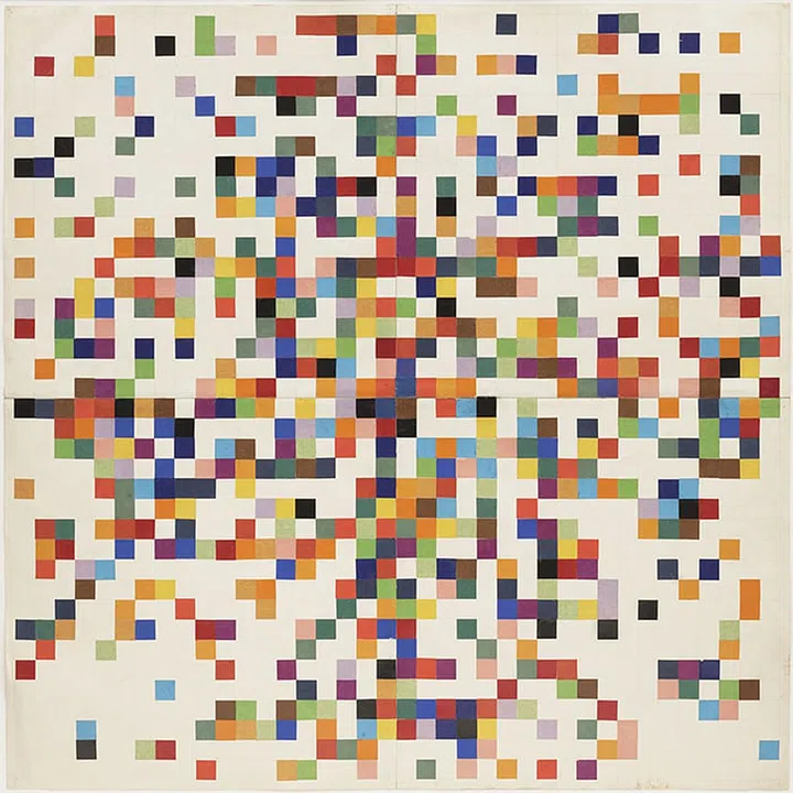 'Spectrum Colors Arranged By Chance II (1951)' ; Photo: Courtesy of MoMA, © 2015 Ellsworth Kelly