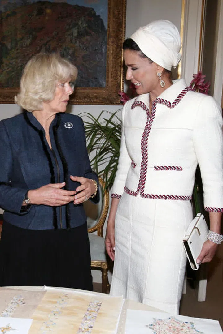 She's also the owner of Le Tanneur, a French leather goods manufacturer, and has been awarded nine honorary titles across the world, having been named an honorary dame for six of them. 