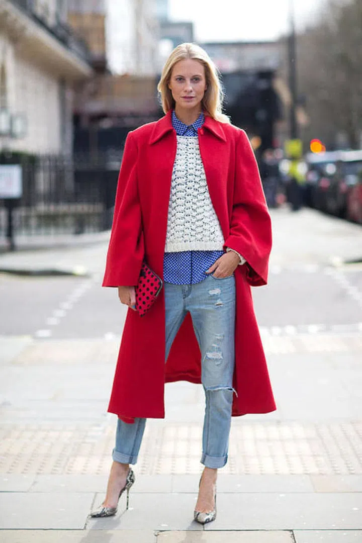 Snakeskin or leopard heels add sultry style to your look. We also consider this print a neutral when mixing with other prints. Seen on Poppy Delevingne. Photo: Diego Zuko
