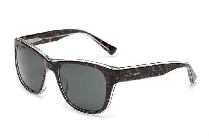 The marbled frames matched with a translucent outline will definitely get a nod for its unique pairing. (Photo: Luxottica)