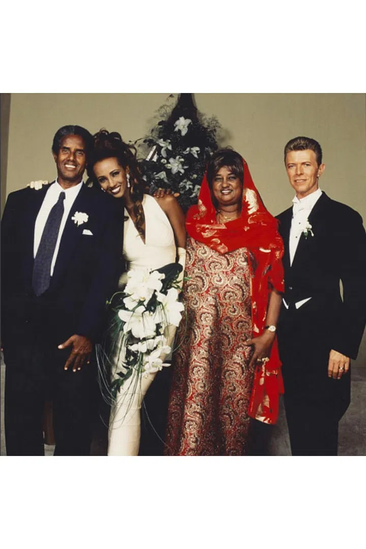 Iman in Hervé Leger, 1992.