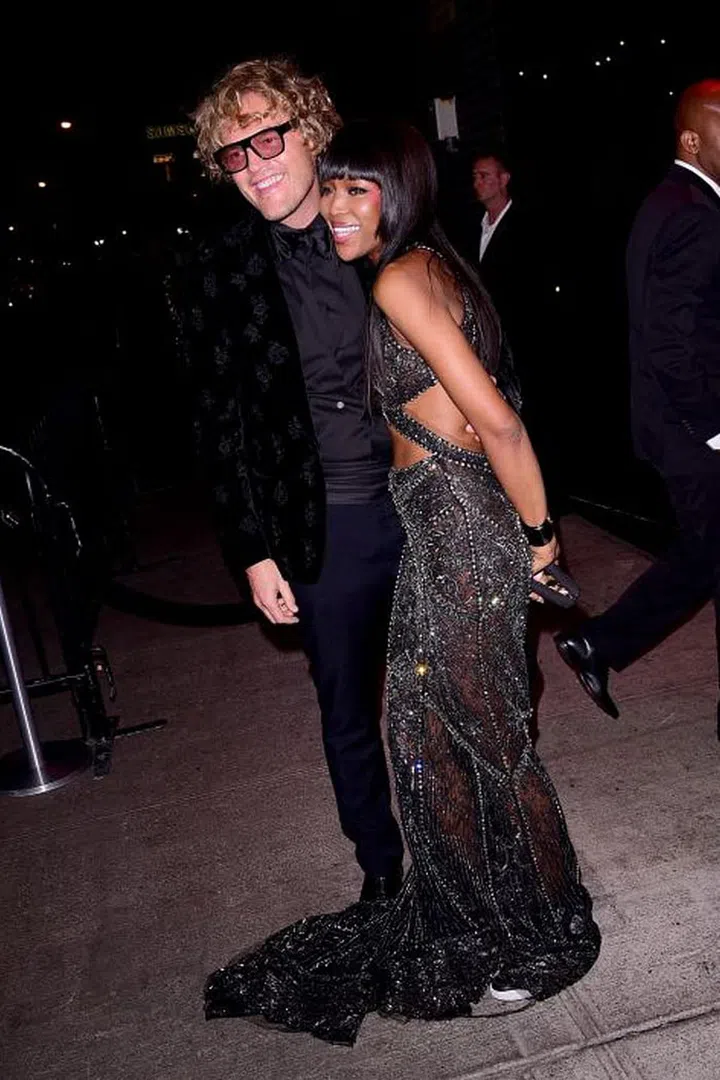 Peter Dundas and Naomi Campbell in Roberto Cavalli
Photo: REX/USA