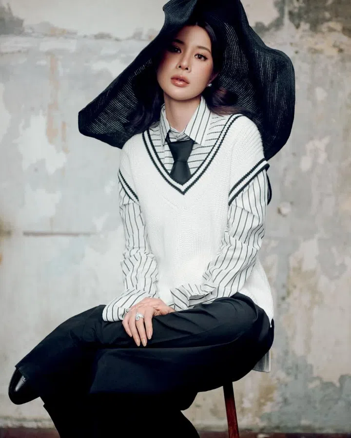 Kao Supassrathip harpers bazaar singapore interview may 2026 Naruebes Vadvaree