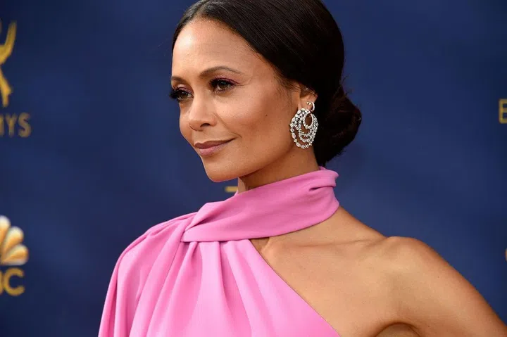 In Brandon Maxwell, Gianvito Rossi shoes, Harry Winston jewellery. Photo: Getty 