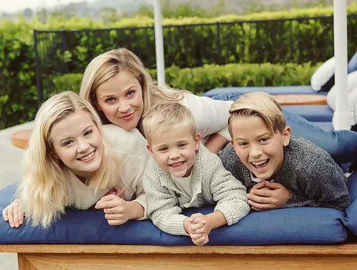 "Being a mom is one of the biggest joys of my life. I have learned so much from my 3 kids... patience, kindness, humility, creativity and of course, how to tell a great knock-knock joke! ? To my wonderful kids, I love you more than you will ever know (You will figure that out as soon as you have your own kids. ?) Always know how grateful I am everyday I get to be your mom!! ?✨?". Photo: @reesewitherspoon