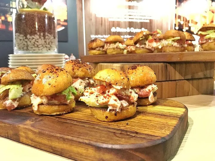 Lobster roll, $25, db Bistro and Oyster Bar
