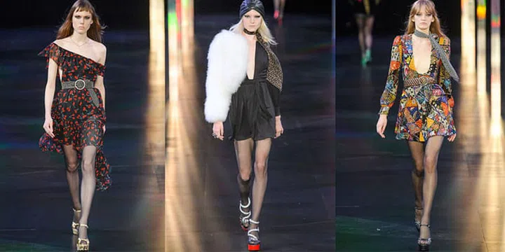 Hedi Slimane's Best Runway Moments At Saint Laurent
