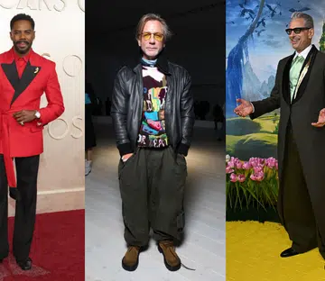 BAZAAR Man celebrity style older men stylish Daniel Craig Colman Domingo Jeff Goldblum Rob Lowe