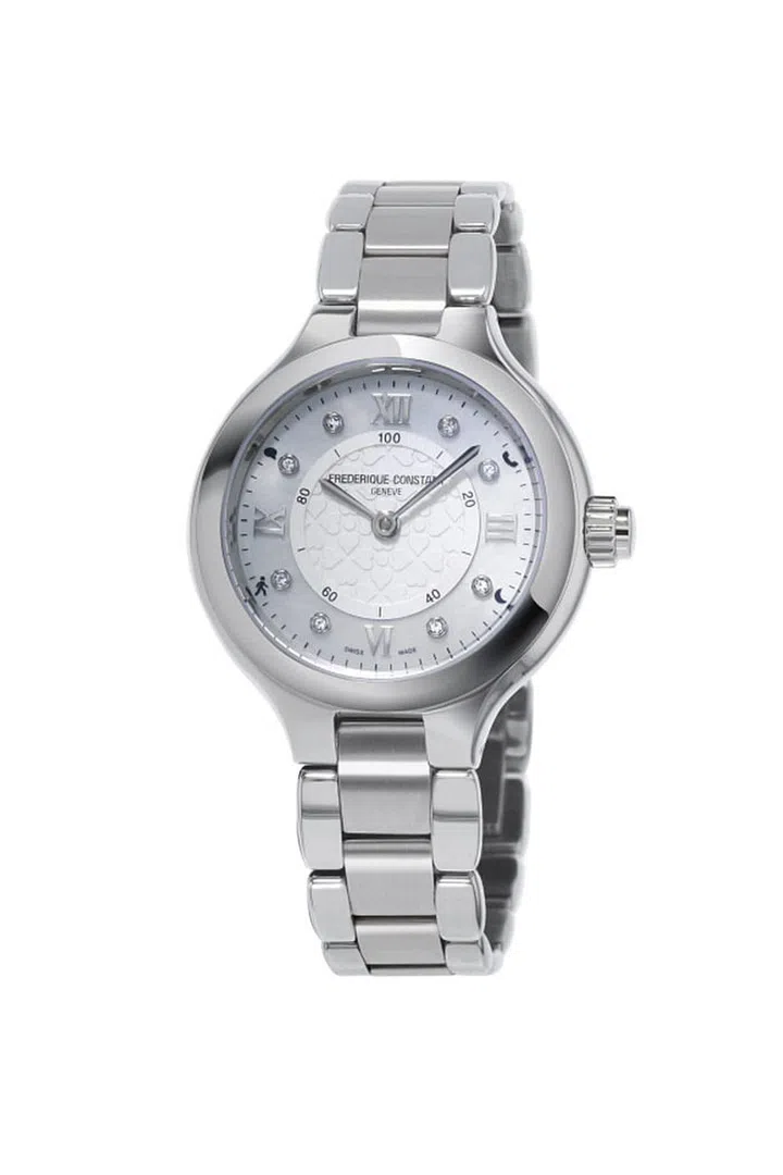 Frederique Constant was one of the first Swiss watchmaking brands to court and introduce new technology into watches made with traditional watchmaking techniques. Here, activity and sleep tracking, messaging, and a world timer all come in an attractive steel case with a mother-of-pearl dial set with eight diamonds. Horological Smartwatch ($950), us-smartwatch.frederiqueconstant.com