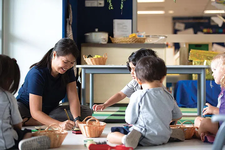 Students are guided by committed teachers.