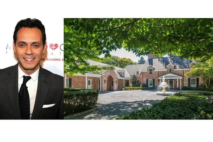 For the past 12 years, Anthony has used this gorgeous eight-bedroom main house and five-bedroom guest house as his summer getaway. The estate, listed by Aileen Murstein and Luis D. Ortiz, was built in the 1900s and was beautifully restored by designer Thom Filicia. The gated property includes an oversized pool with a pavilion and a tennis court. Photo: Getty/ Douglas Elliman Real Estate