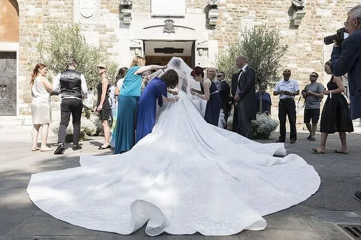 victoria swarovski wedding dress designer Victoria Swarovski's Wedding Pictures
