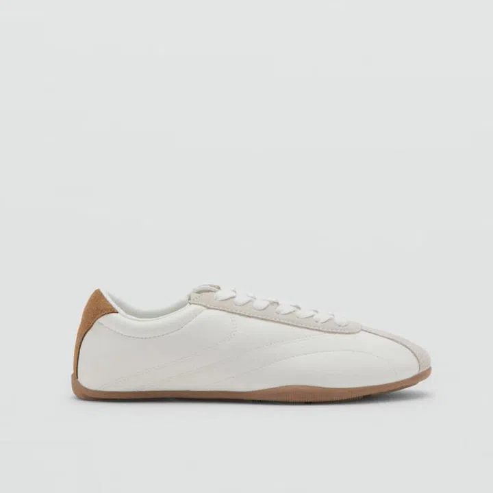 best white sneakers mango