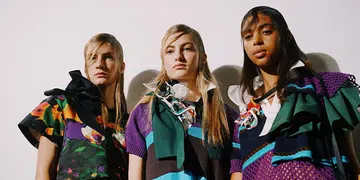 Backstage at Sacai SS19
