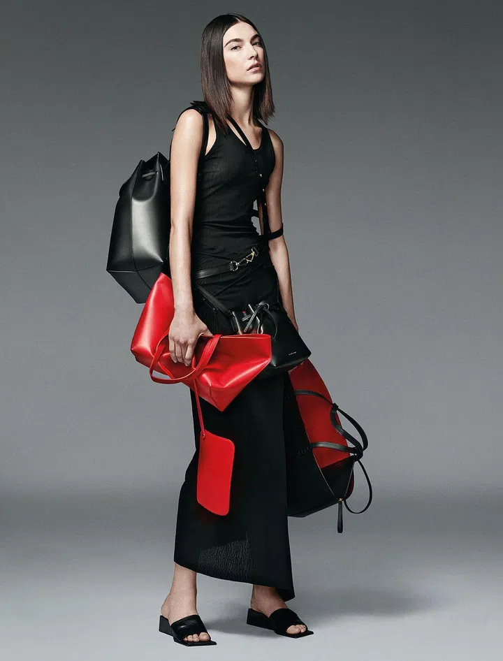 wears bags by Mansur Gavriel