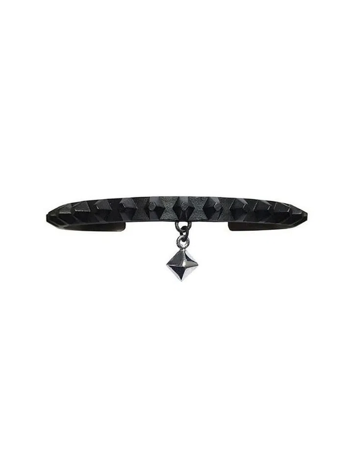Singapore Jewellery Designer Mandy Wu's ruthenium plated Petra cuff 