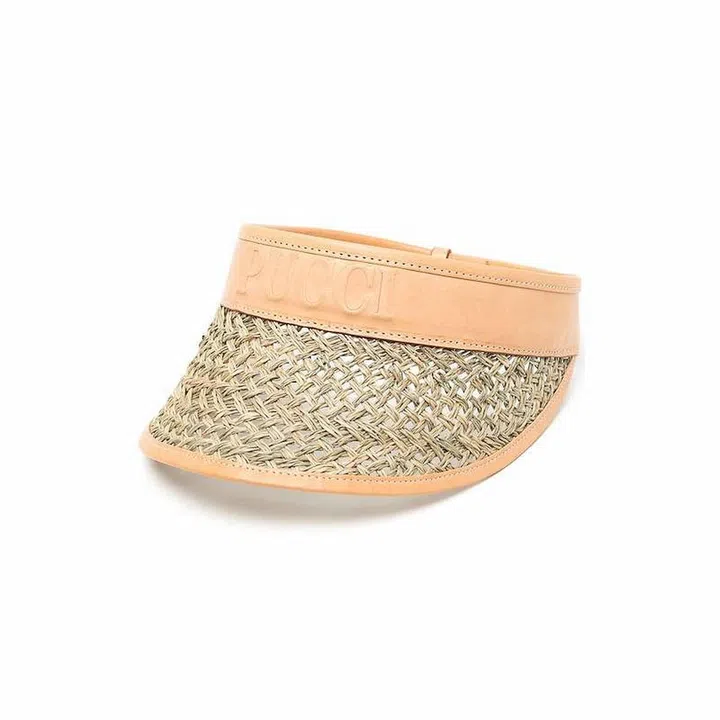 Adjustable Straw Visor, $525, Emilio Pucci at Farfetch
