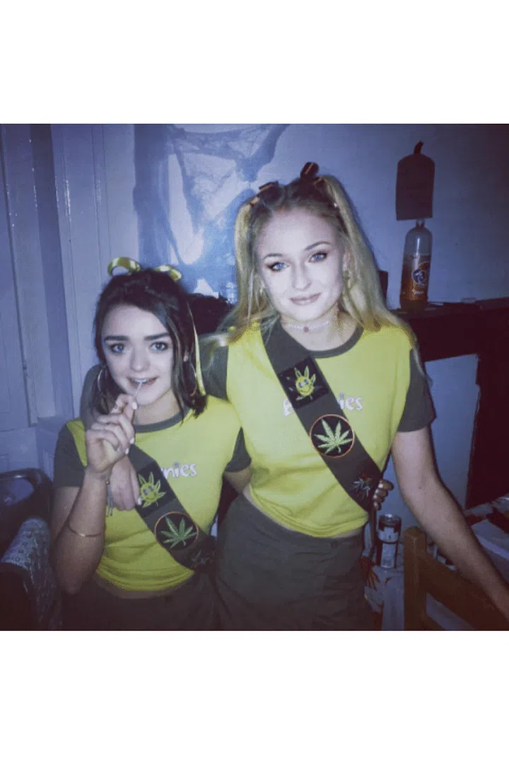 The Game of Throne stars dressed as "hash brownies."