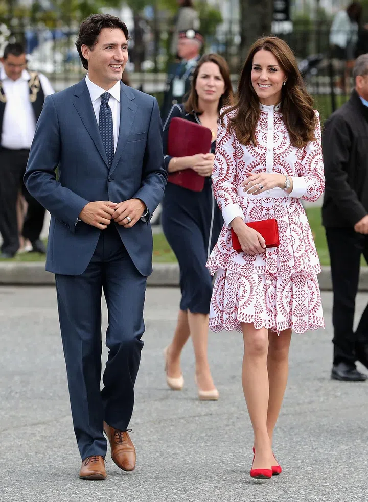 With Canadian Prime Minister Justin Trudeau. Photo: Getty