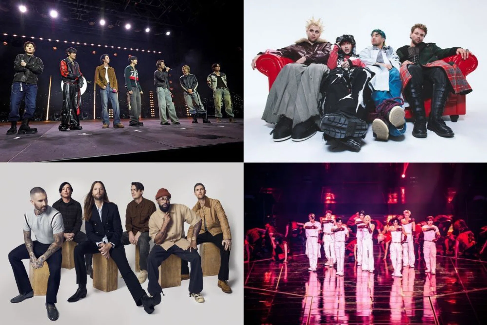 concerts singapore 2026 | bts 5SOS song maroon 5 stray kids