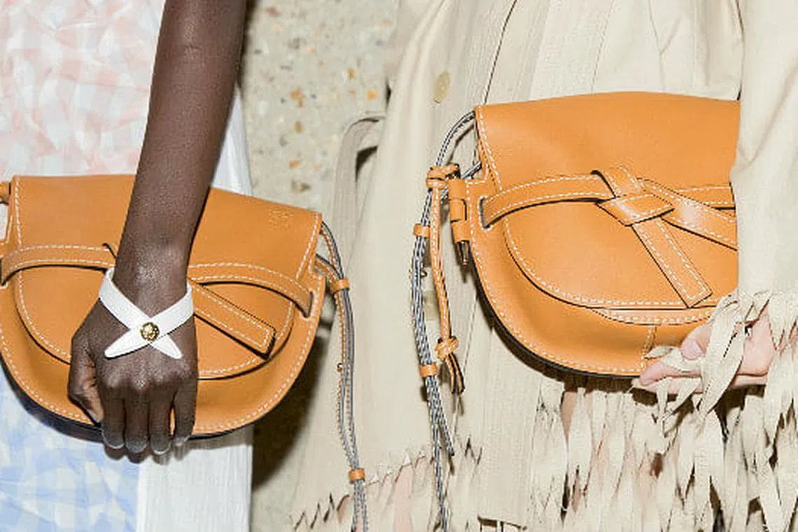 Loewe s New Bag Is Already Becoming A Street Style Favourite Harper s Bazaar Singapore