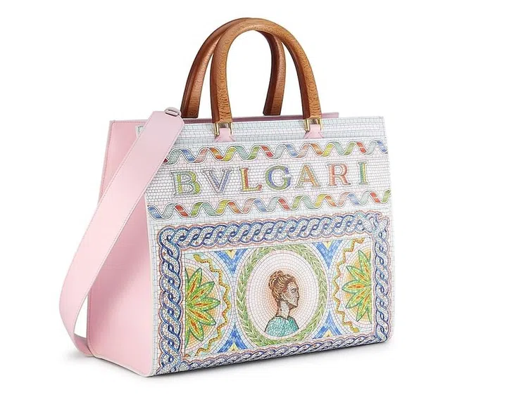 Bvlgari X Casablanca Mosaic Tote bag. (Photo: Bvlgari)