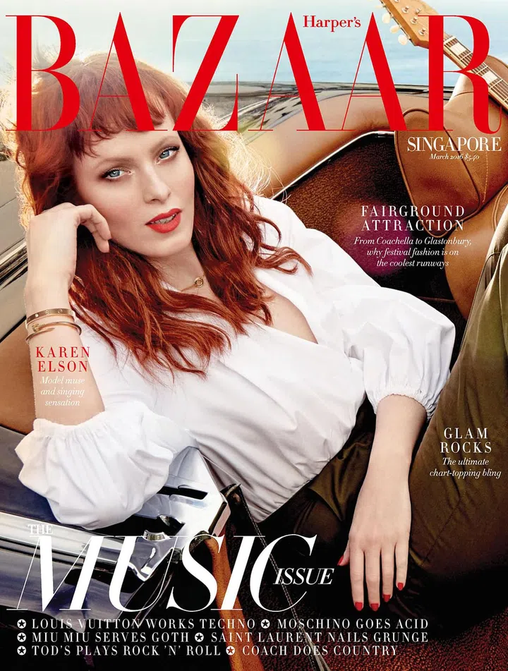 karen elson march 2016