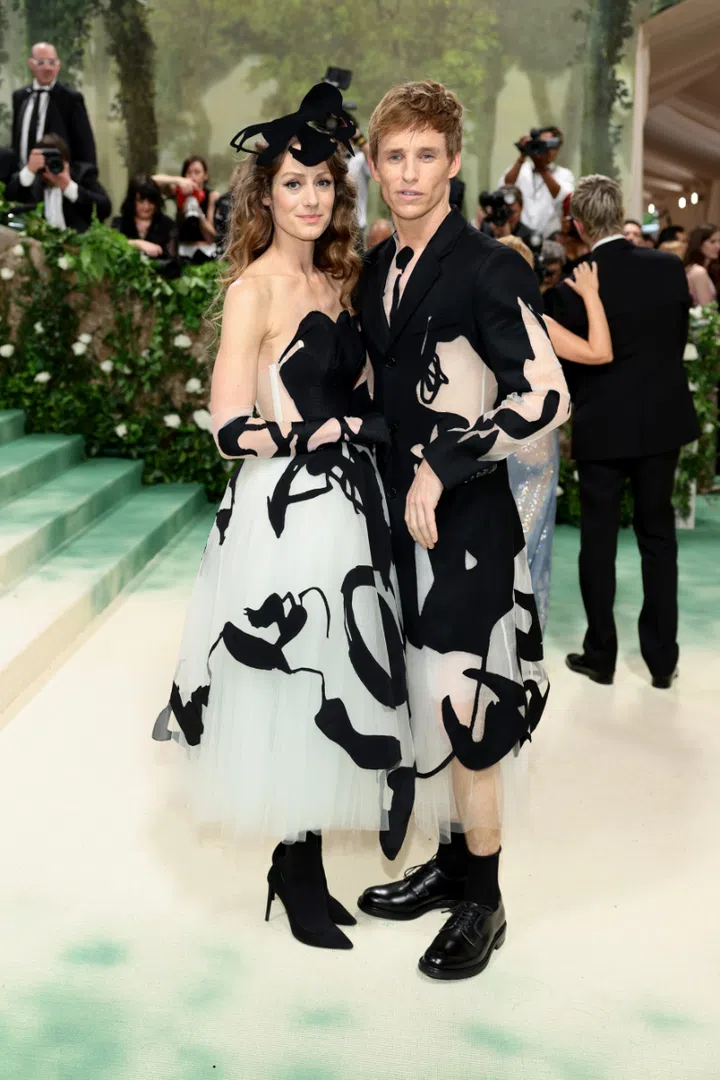 Eddie Redmayne and Hannah Bagshawe