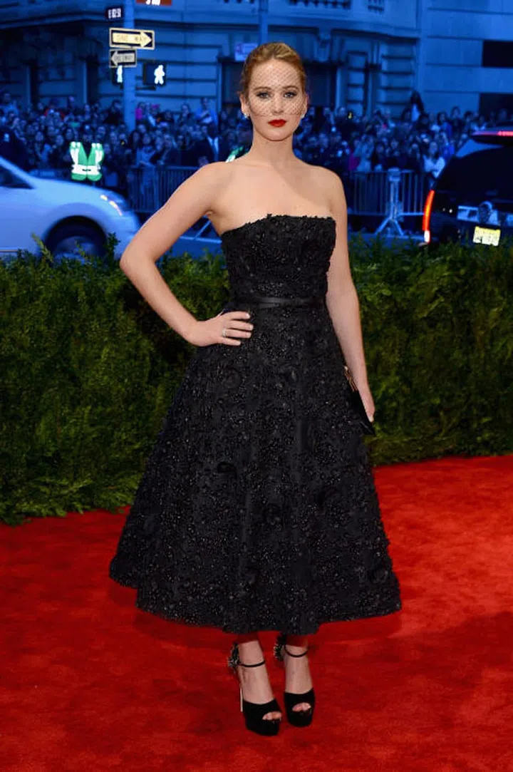 In Christian Dior at the Met Gala debut of the Punk: Chaos to Couture exhibit. Photo: Getty
